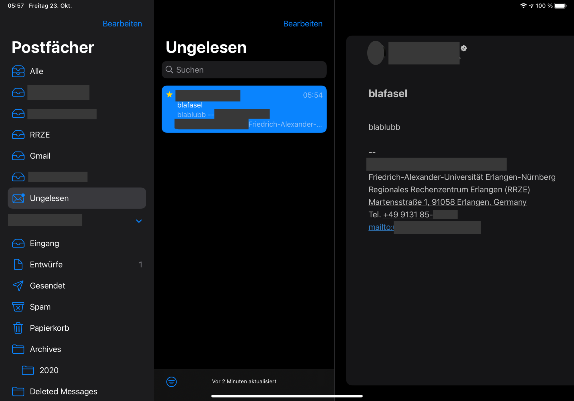 Ios Mail App Ungelesen Ordner Erstellen Faumac