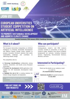 Zum Artikel "Call for Applications: European Universities Competition on Artificial Intelligence to Promote Sustainable Development and Address Climate Change"