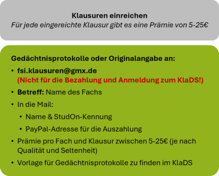 Ablauf des Einreichens von Gedächtnisprotokollen