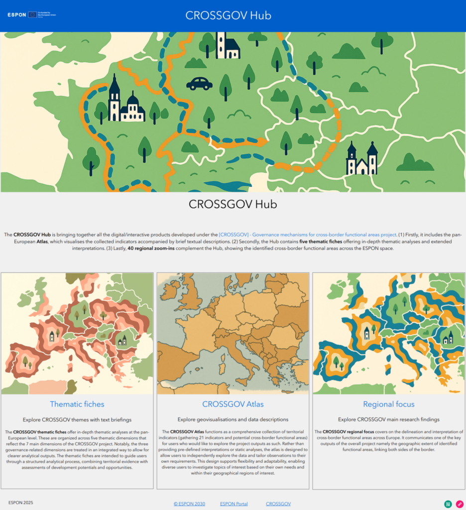 New interactive web tool for European border regions | Angewandte und ...